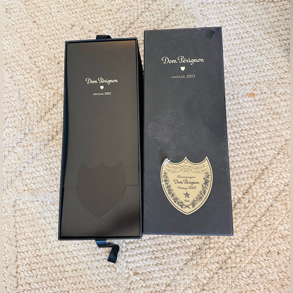 Dom Pérignon 2003 Vintage Champagne Gift Box / Decor / Bar Accessory